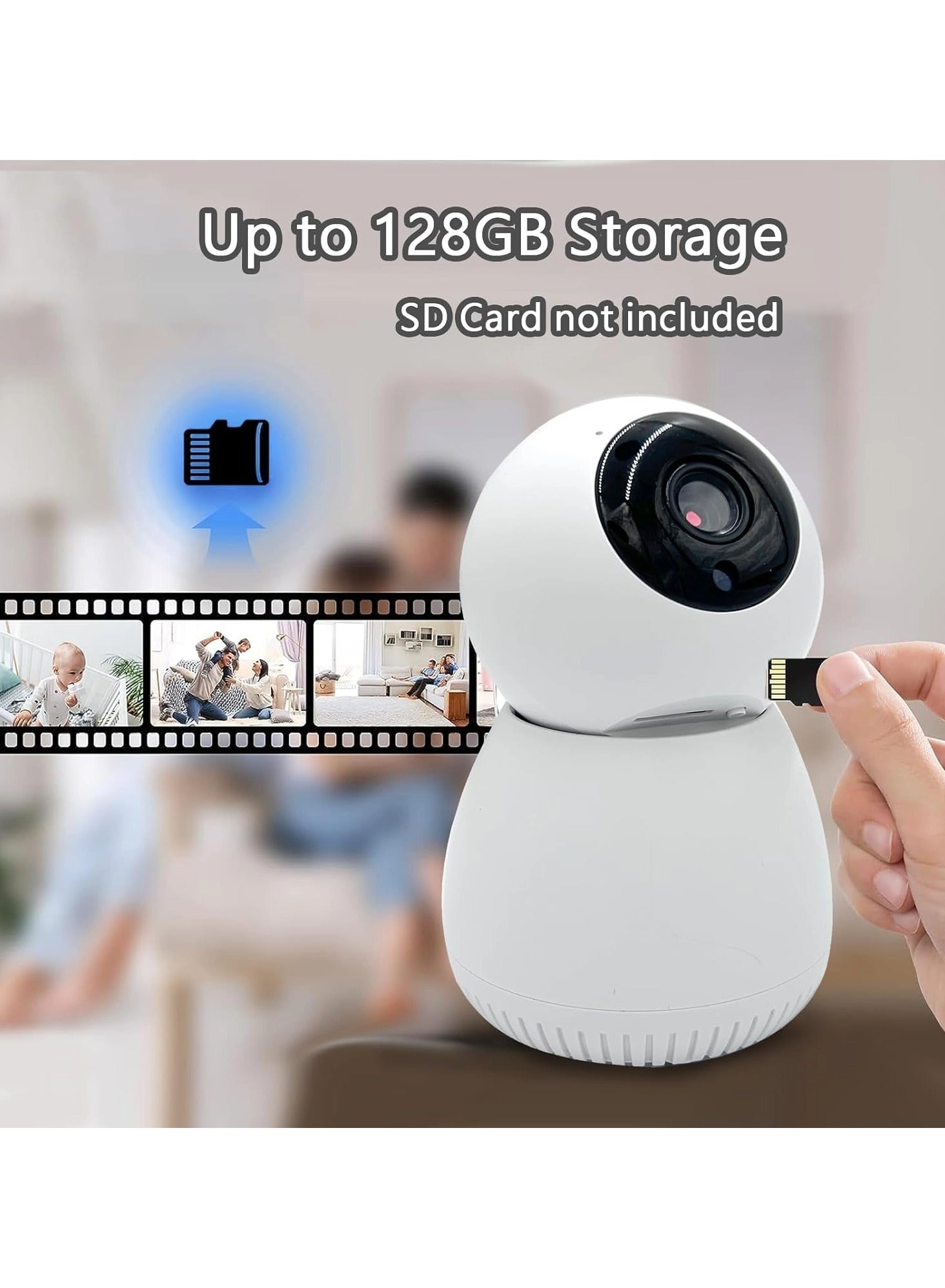 HOME SECURITY AND BABY MONITOR CAMERA 1080p