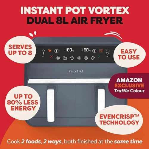 Vortex Plus 8QT Vortex Plus Dual Basket Plastic