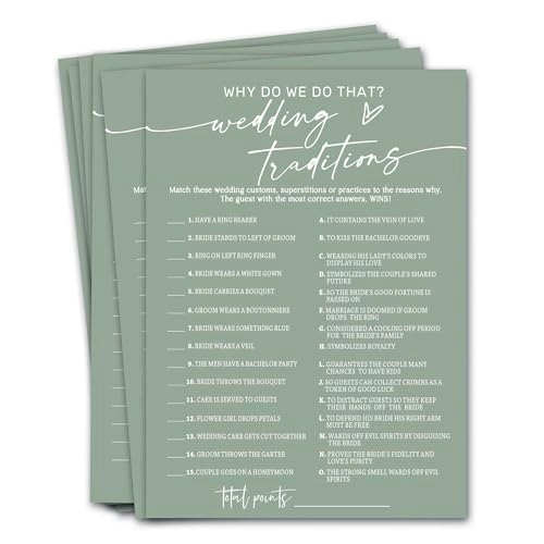 Bridal Shower Bingo - 25 pieces Unisex-Adults