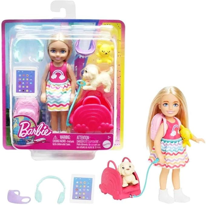 Chelsea Travel Doll - It Takes Two 6 Accessories Ages 3+