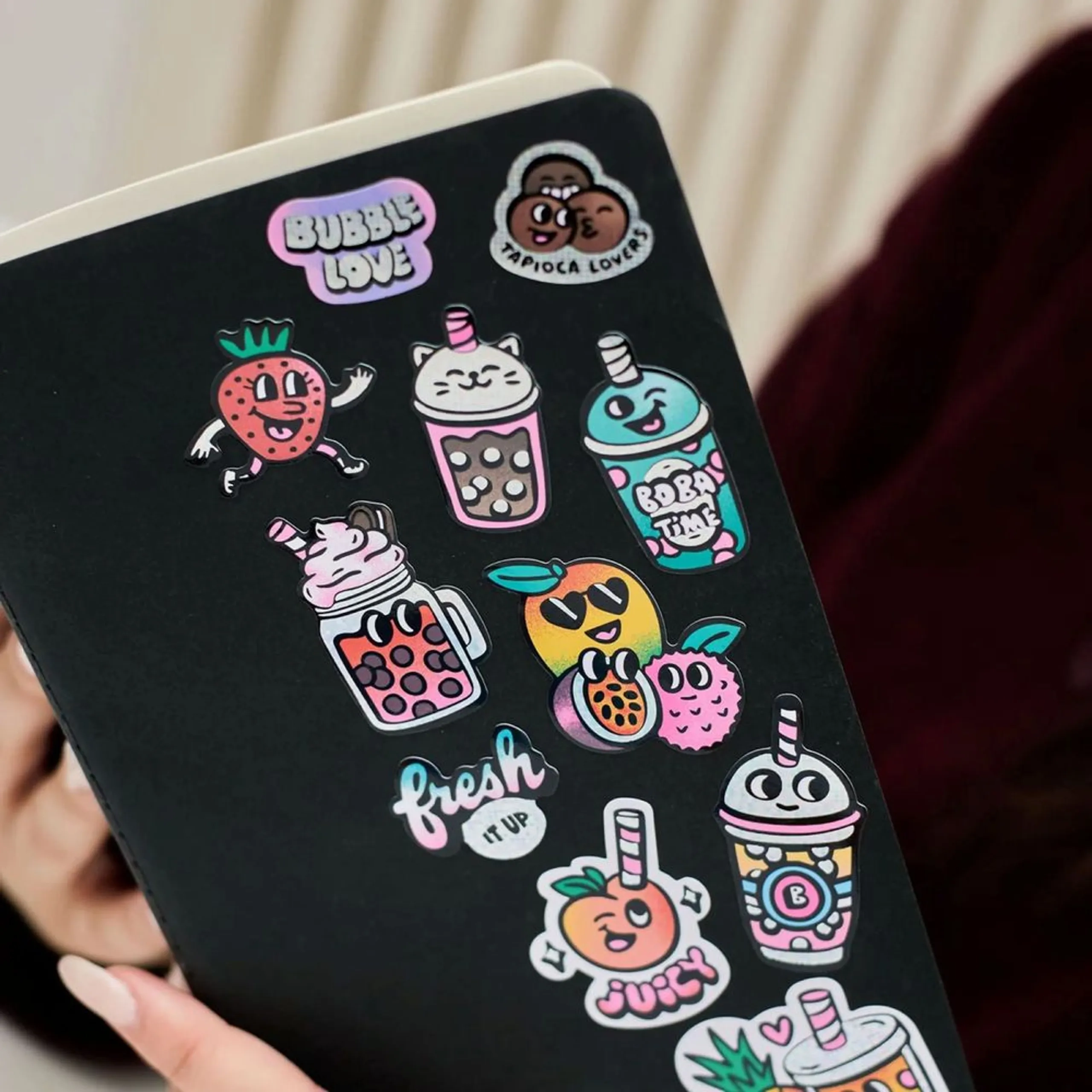 Bubble Tea Sticker Book