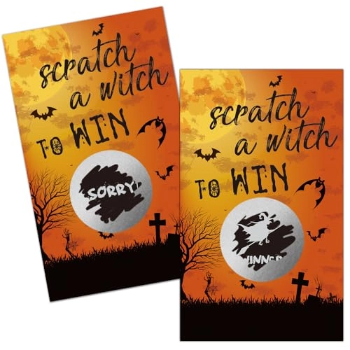 Halloween Theme Scratch off Game - Adult 50