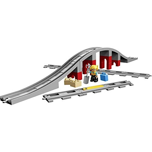 Town Train Bridge and Tracks - Horn Sound Action Brick (10872)
