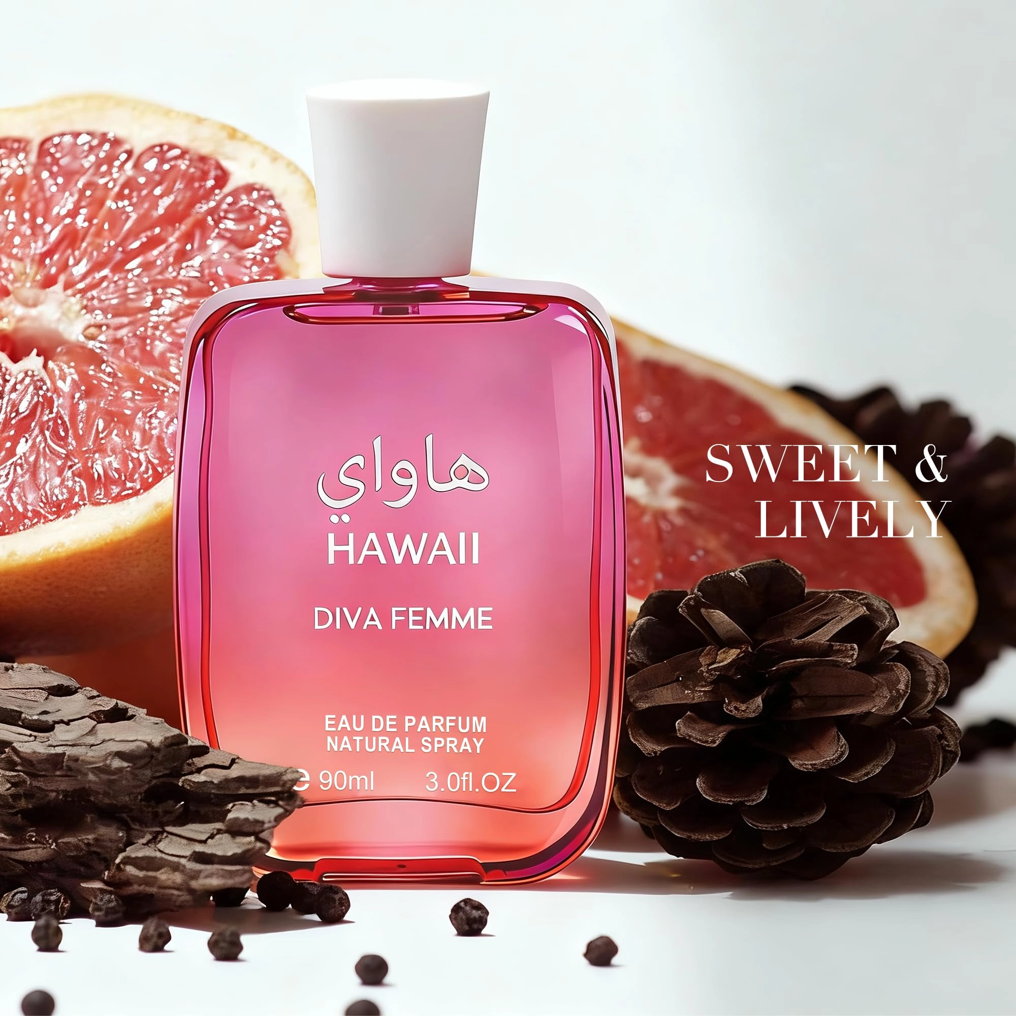 Hawaii Diva Femme Eau de Parfum 3.0 Fl Oz