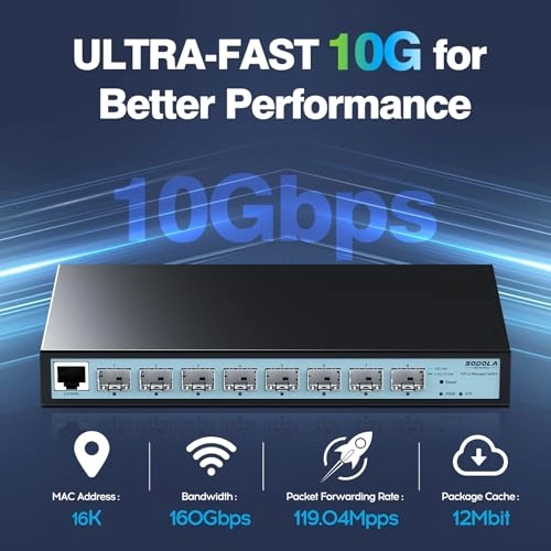 8X10G SFP+(L3 Managed) 8-ports