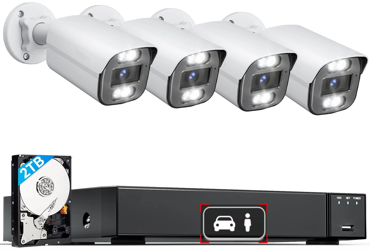 LP8ME84D1 - 4pcs 8CH 4K