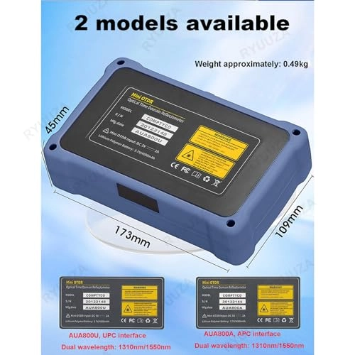 Fiber Optic Cable Tester - Portable Visual Fault Locator Optical Power Meter