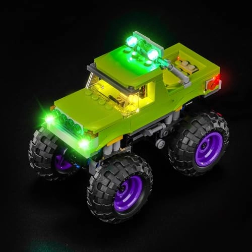 LED Light Set for LEGO The Hulk Truck vs. Thanos 76312 - Copper Line