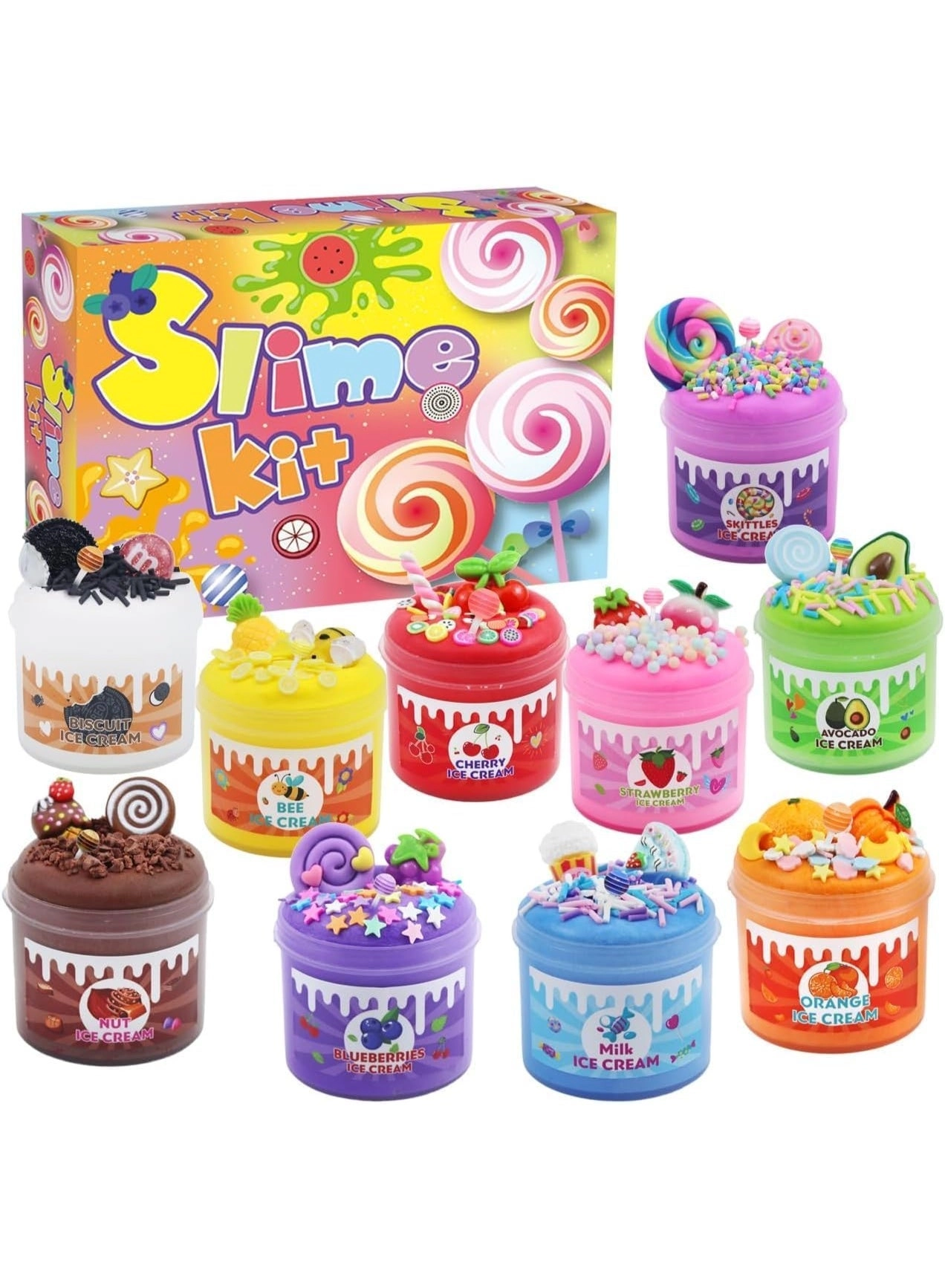 Bukela Crunchy Slime kit - 6+ years 10 Pack