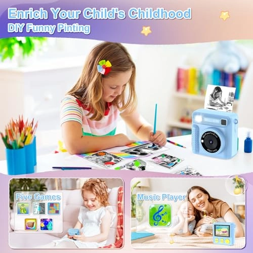 Kids Camera Instant Print - 1080P 32G