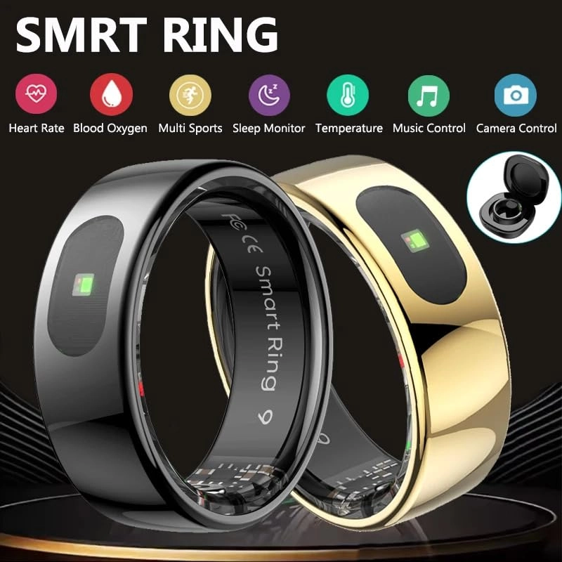 R08 - Smart Ring 5ATM Waterproof Heart Rate