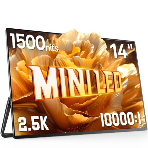 Mini LED Portable Monitor - 40T03 14 Inches 2560x1600