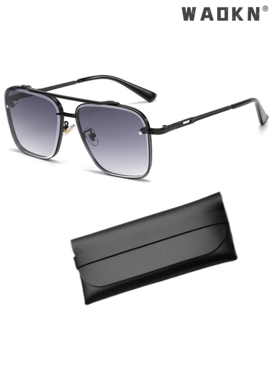 WAOKN Polarized Sunglasses - 58 mm Black-1