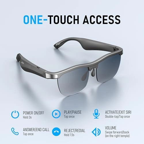 Smart Audio Glasses - Polarized 8H Playtime Open-Ear Audio