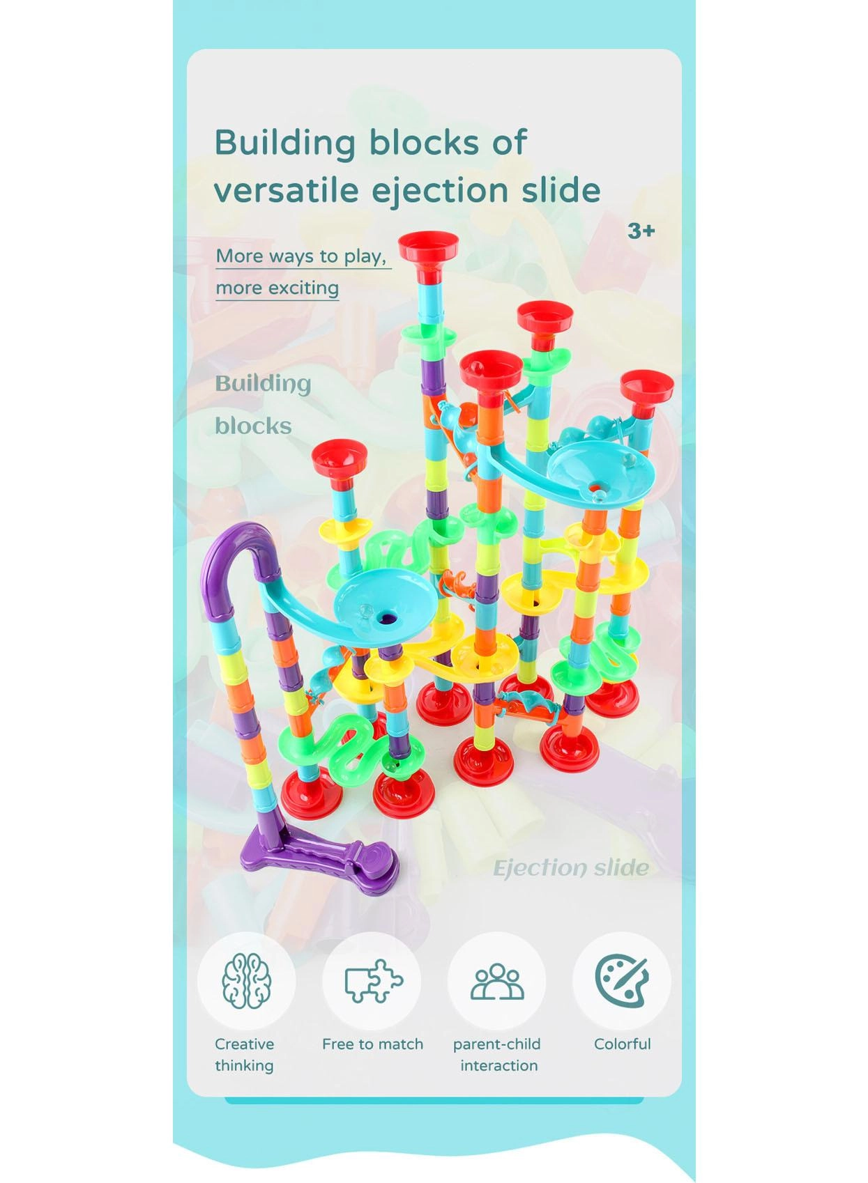 Marble Run Set - Construction 113 pcs