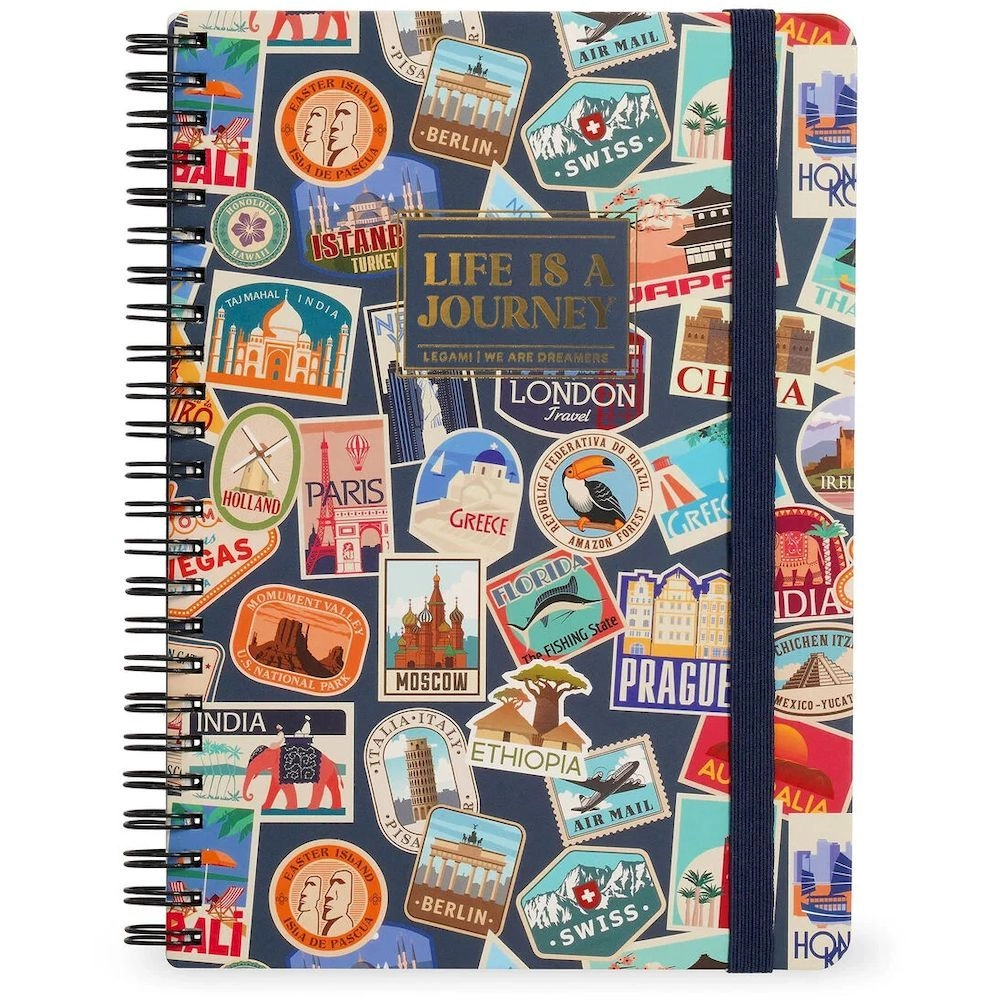 Legami Lined Spiral-Bound Notebook A4 Spiral - Lined 160 Pages