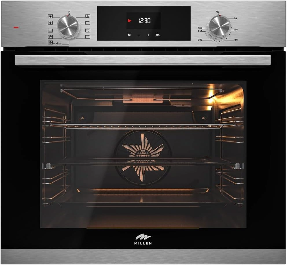 WORLD TRADE LLC MEO 6003 IX 60cm Electric Oven - 9 cooking modes SCHOTT double glass door
