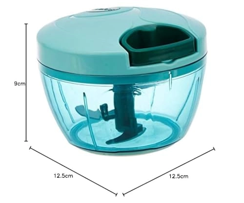 Vegetable Chopper & Cutter - 450 ml 3 Blades