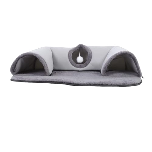 U-Shaped Cat Tunnel Bed - Polyester
