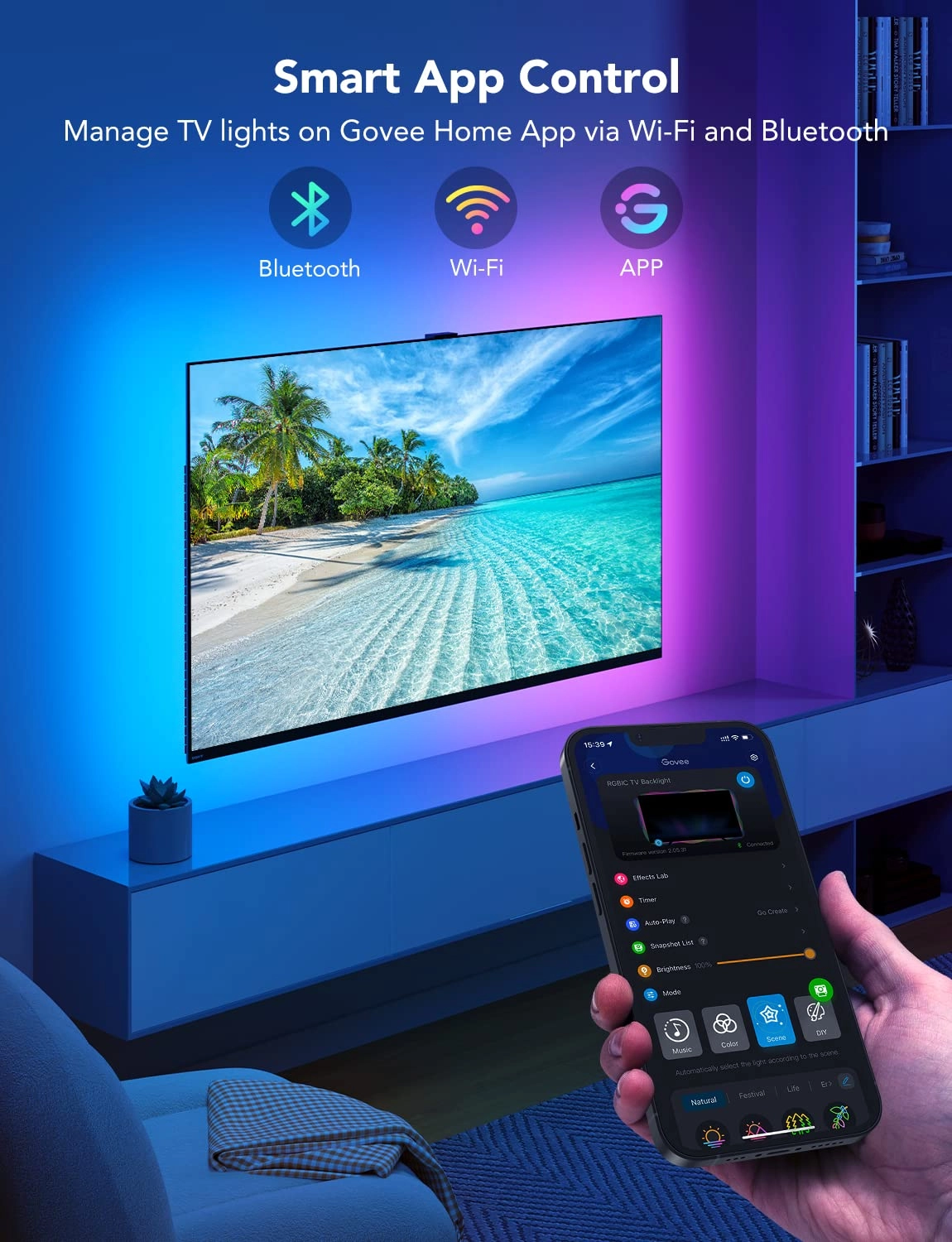 TV LED Backlight - 12.5 Feet