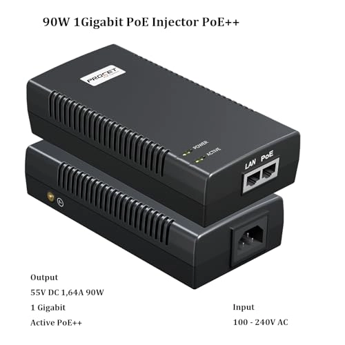 PT-PSE106GBR-L - 2 90W 55V 802.3af/at/bt 1000Mbps
