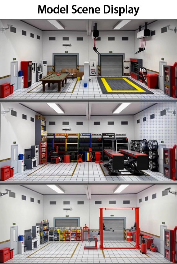 Car Lift Model - 1:18