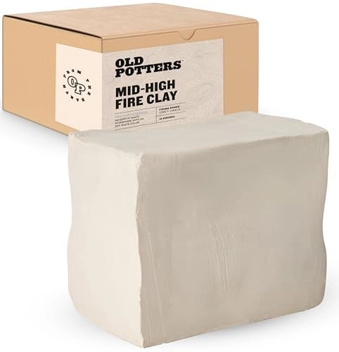Old Potters Mid High Fire Stoneware Clay - 4.54 Kg