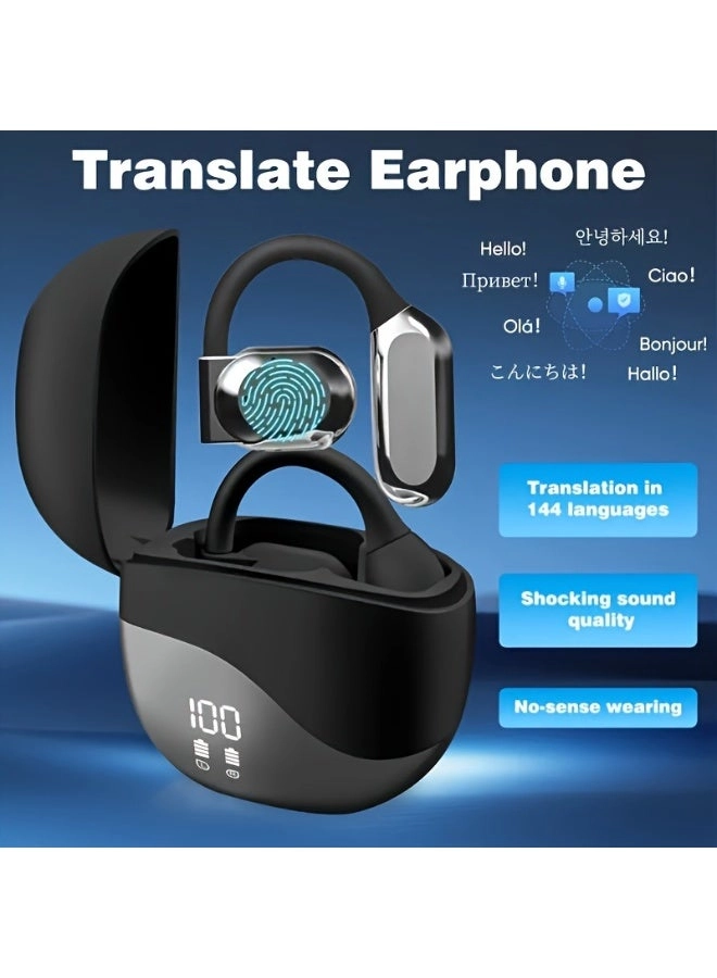 Wireless translation headset - 144 Languages