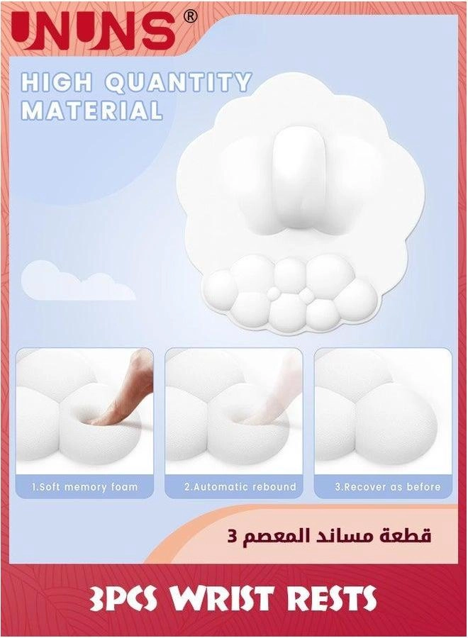 Cloud PU Leather Ergonomic Mouse Pad