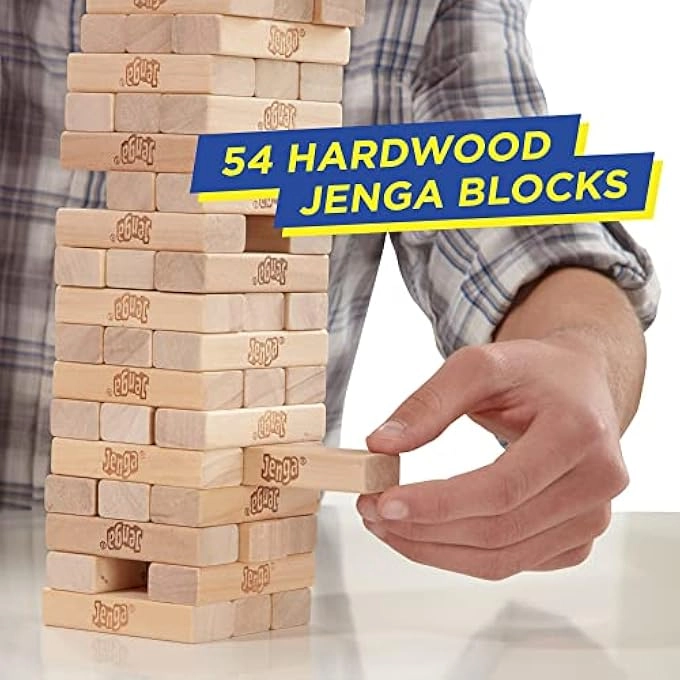 JENGA - CLASSIC GENUINE HARDWOOD