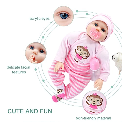 Reborn Baby Doll - 55cm 22" Vinyl Cotton Body