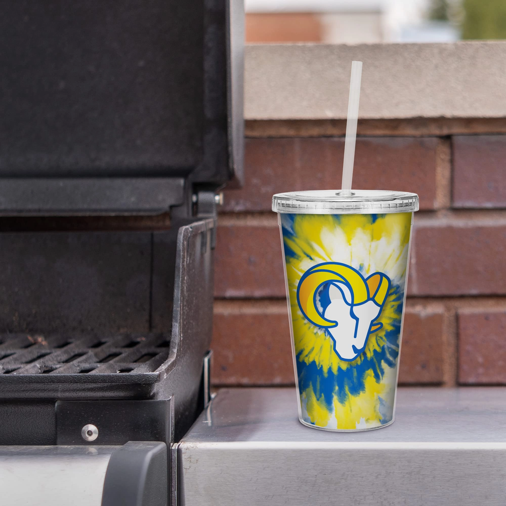 NFL Football Metallic Tie Dye Tumbler - 473ml