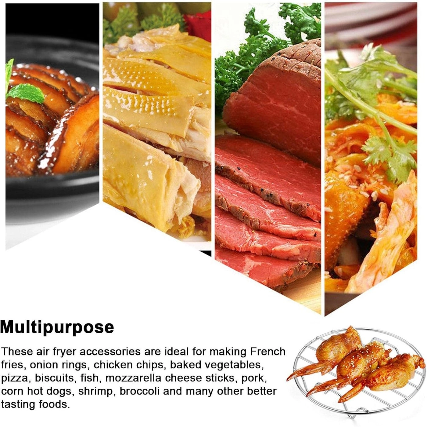 Air Fryer Rack - stainless steel