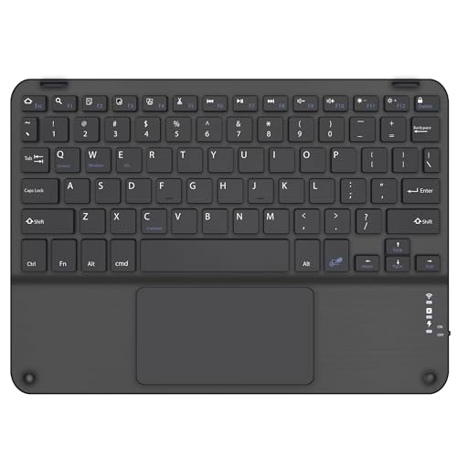 SlimKeys Bluetooth Keyboard - for Samsung Galaxy S24 Ultra Trackpad Jet Black