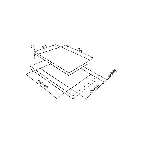 Victoria SR964PGH Gas hob