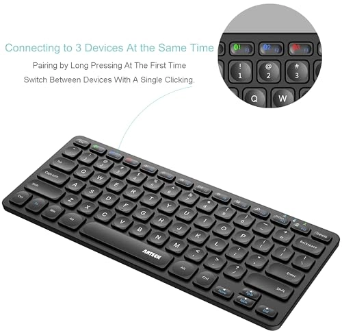 Universal Backlit Bluetooth Touch TV Keyboard - US Wireless