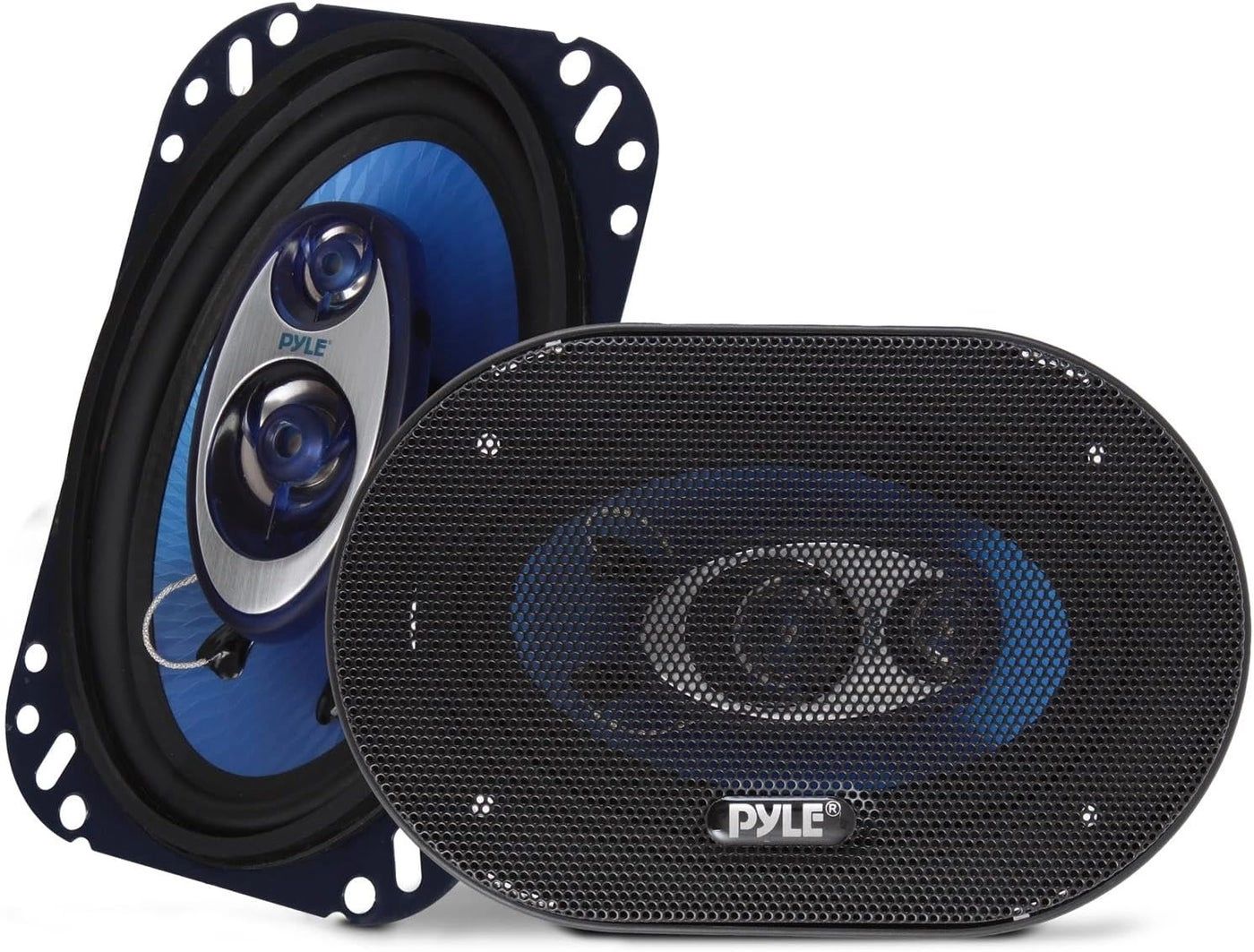 3-Way Universal Car Stereo Speakers - 4" x 6"