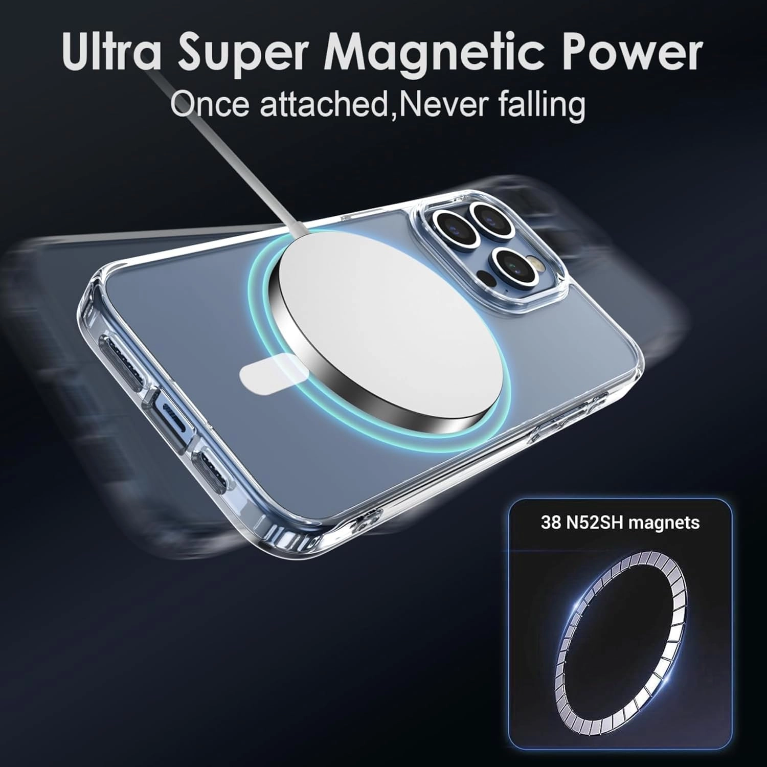 iPhone 15 Pro Phone Case - MagSafe Clear