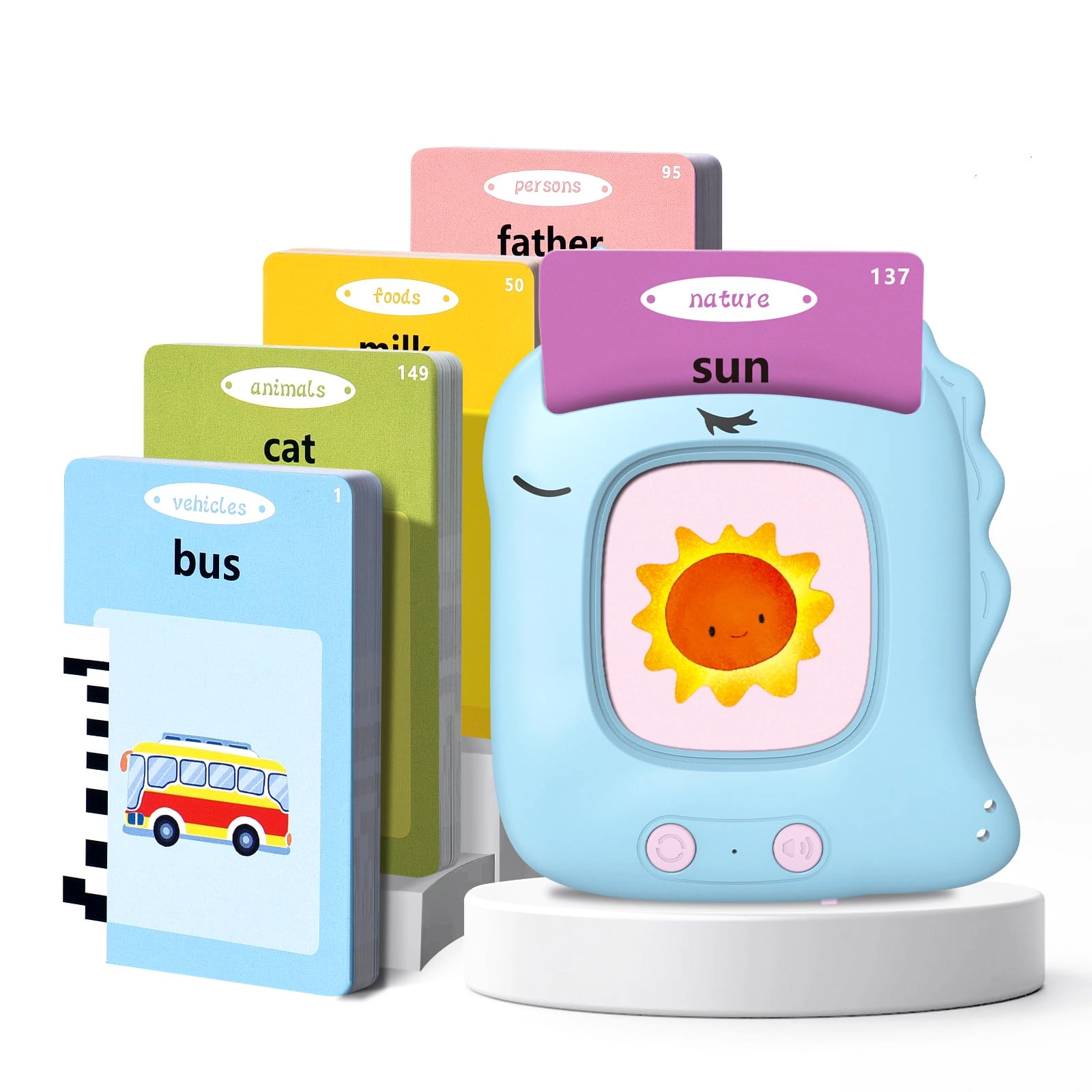 visator Talking Flash Cards - 1-6 Years Old 112 pieces