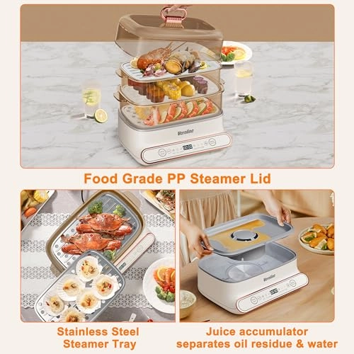Electric Food Steamer - 15QT