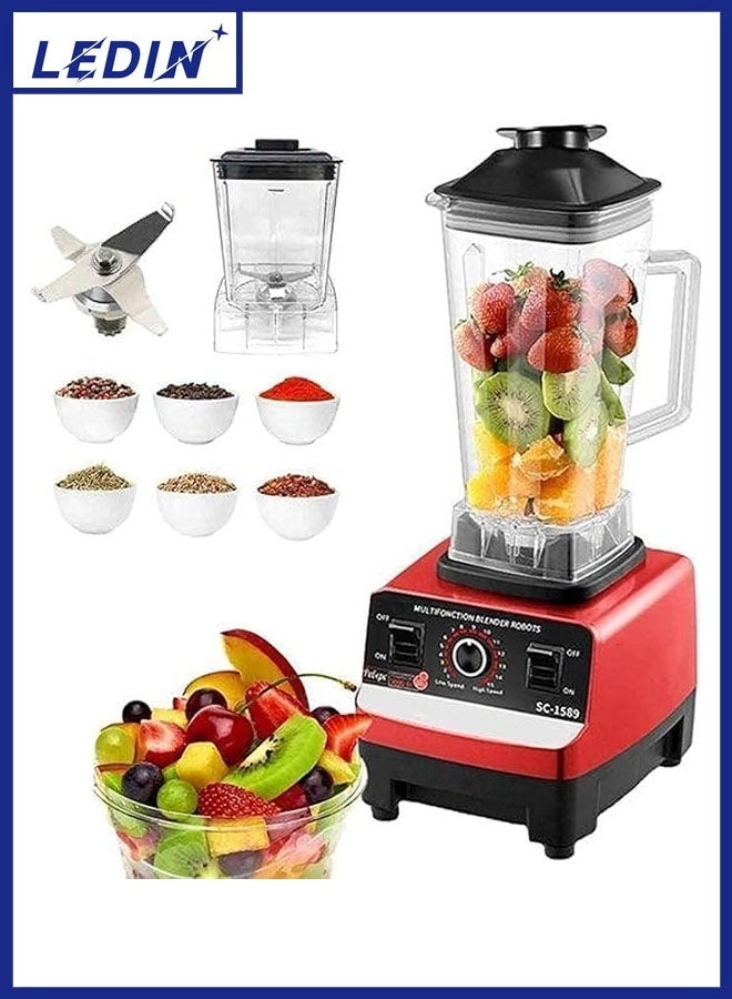 Generic Multi Blender Mixer Juicer - Professional Smart 15 Timer Multicolour