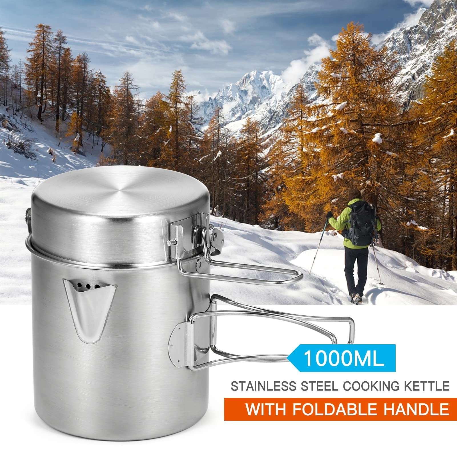 Camping Pot - 1.0 Count 1 Liters