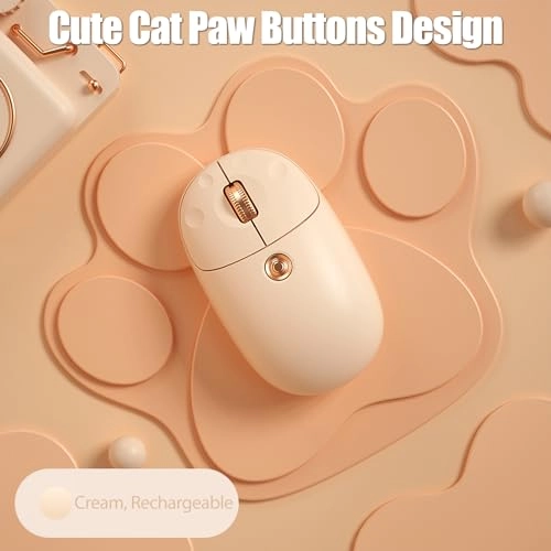 Cute Cat Paw Mouse - 2.4Ghz Wireless Bluetooth