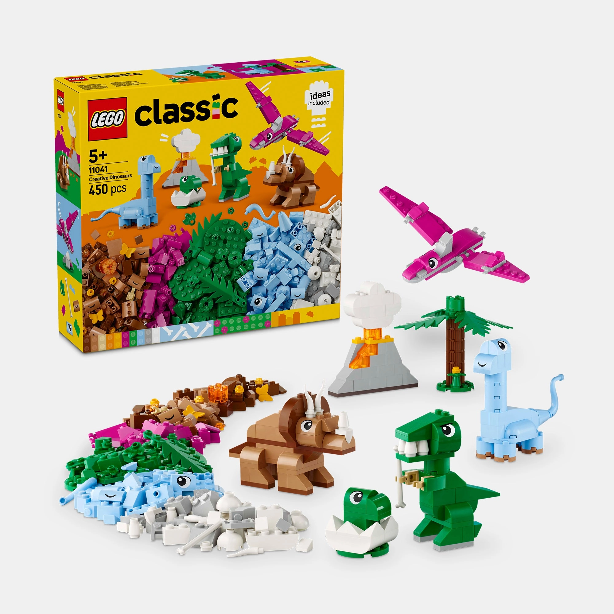 LEGO Classic Creative Dinosaurs - 450pcs Dinosaurs
