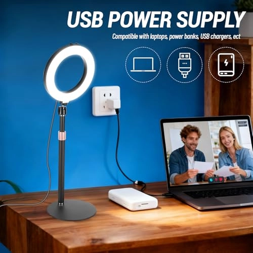Ring Light - 6.3" 3 Lighting Modes USB Powered