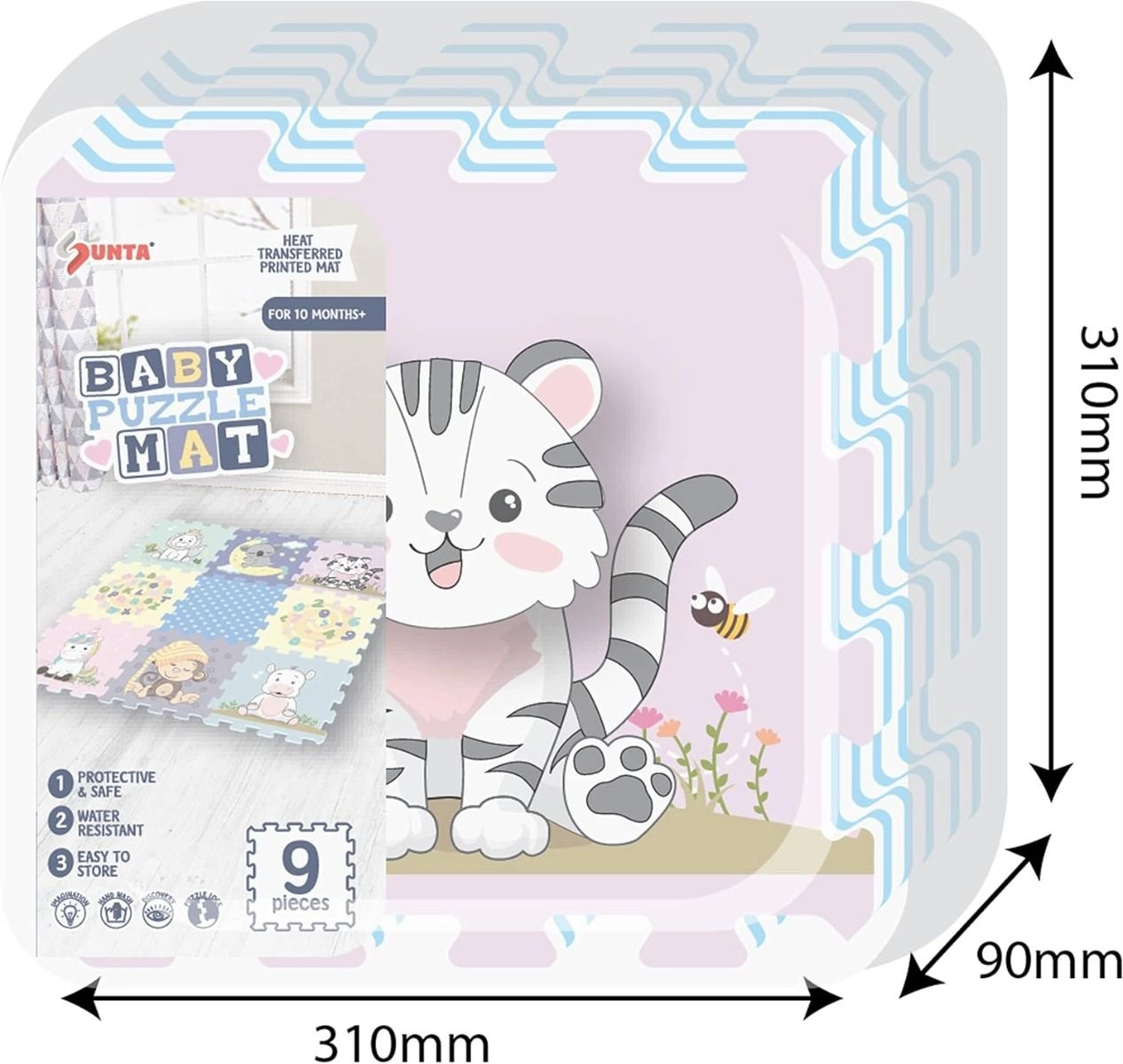 Sweetie Animals Puzzle Mat - 10 Months