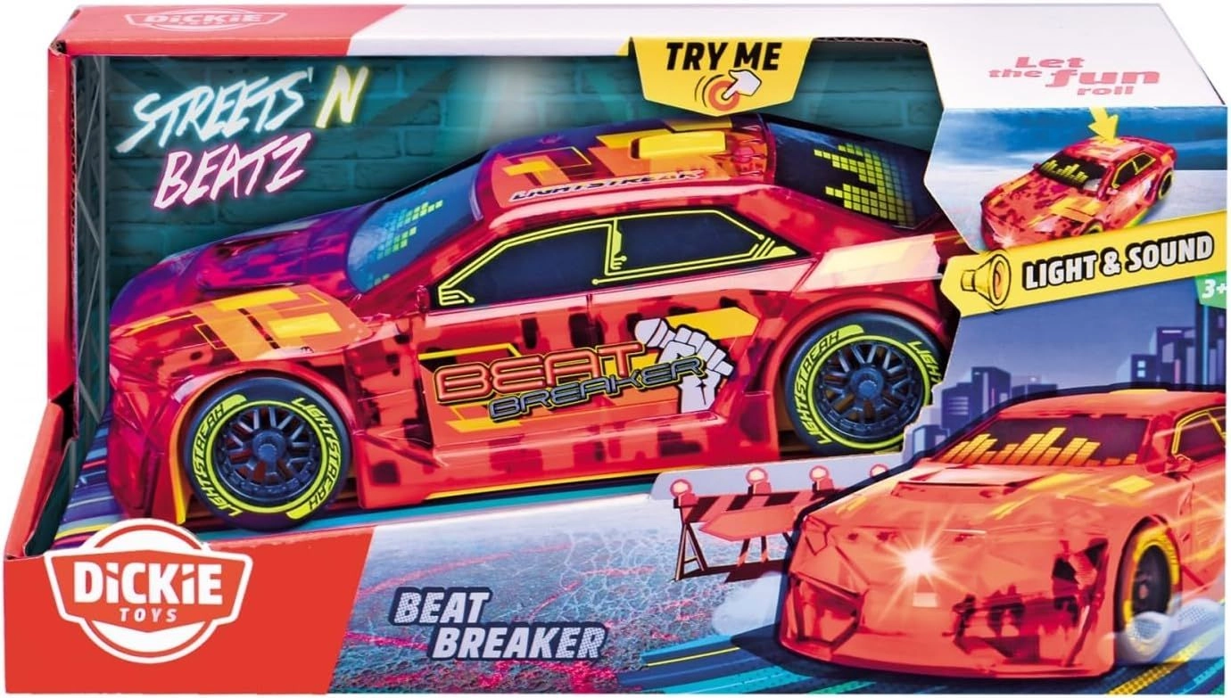 Light Streak Speed Tronic - 20 cm friction motor flashing lights music