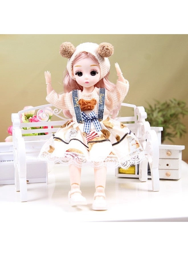 Barbie Winnie The Pooh Two-dimensional Comic Face Doll - 30cm Winter