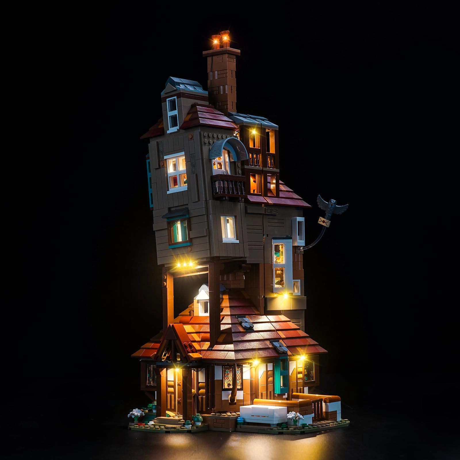 BrickBling The Burrow - Collectors' Edition - LED Light Set Compatible with 76437