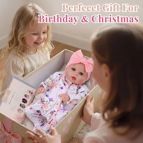 Reborn Baby Doll - 20 Inch Vinyl Girl Ages 3+